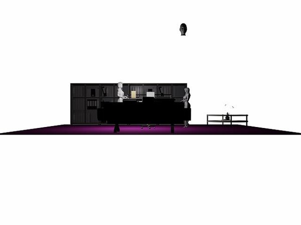 3d model unfinished beta - The Final Meeting Scene Excerpt (Unfinished)(First Time 3d modeling)(Beta) by Xeron2341